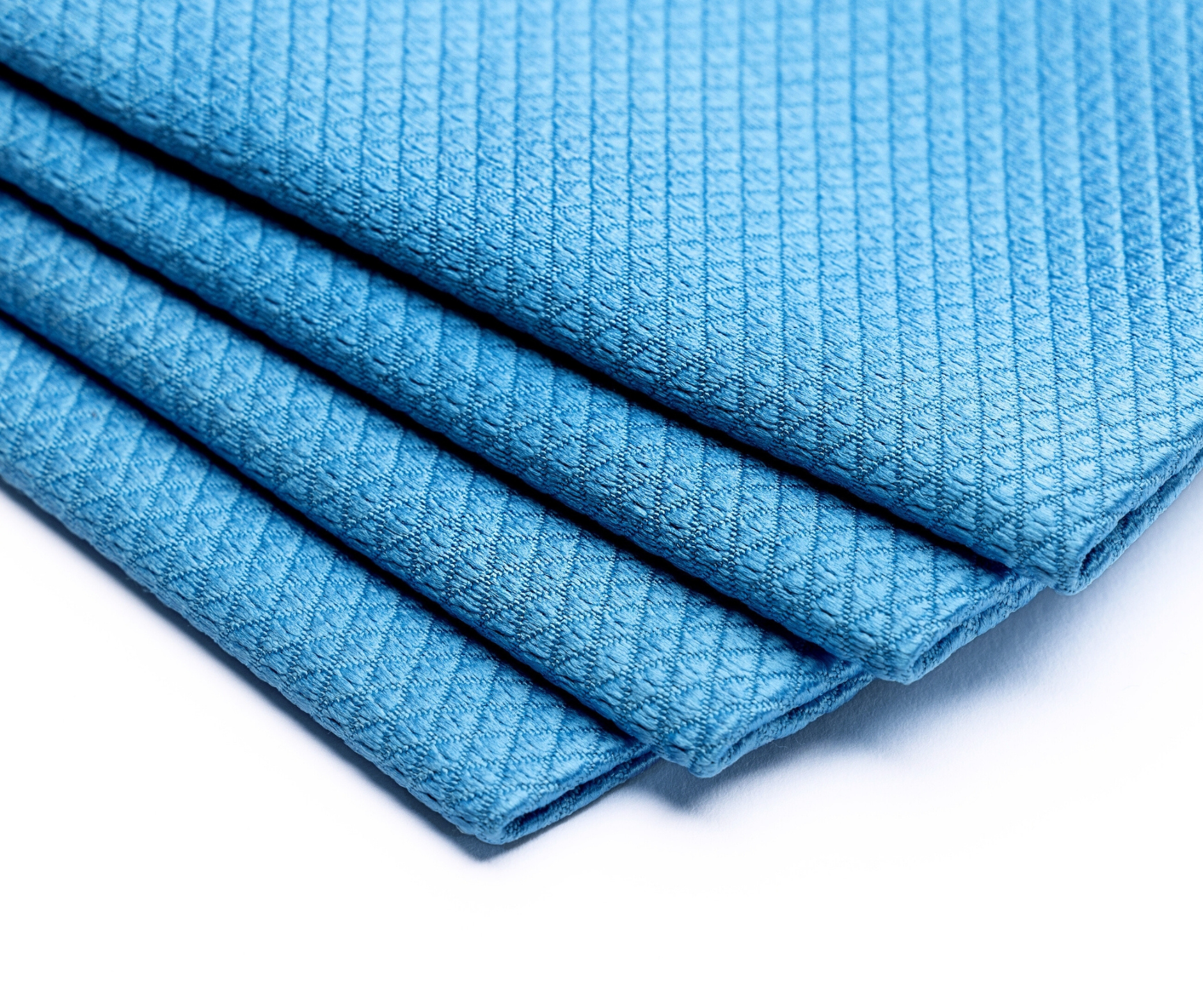 Crystal Clear | Diamond Weave Glass Towels 16x16 300 GSM