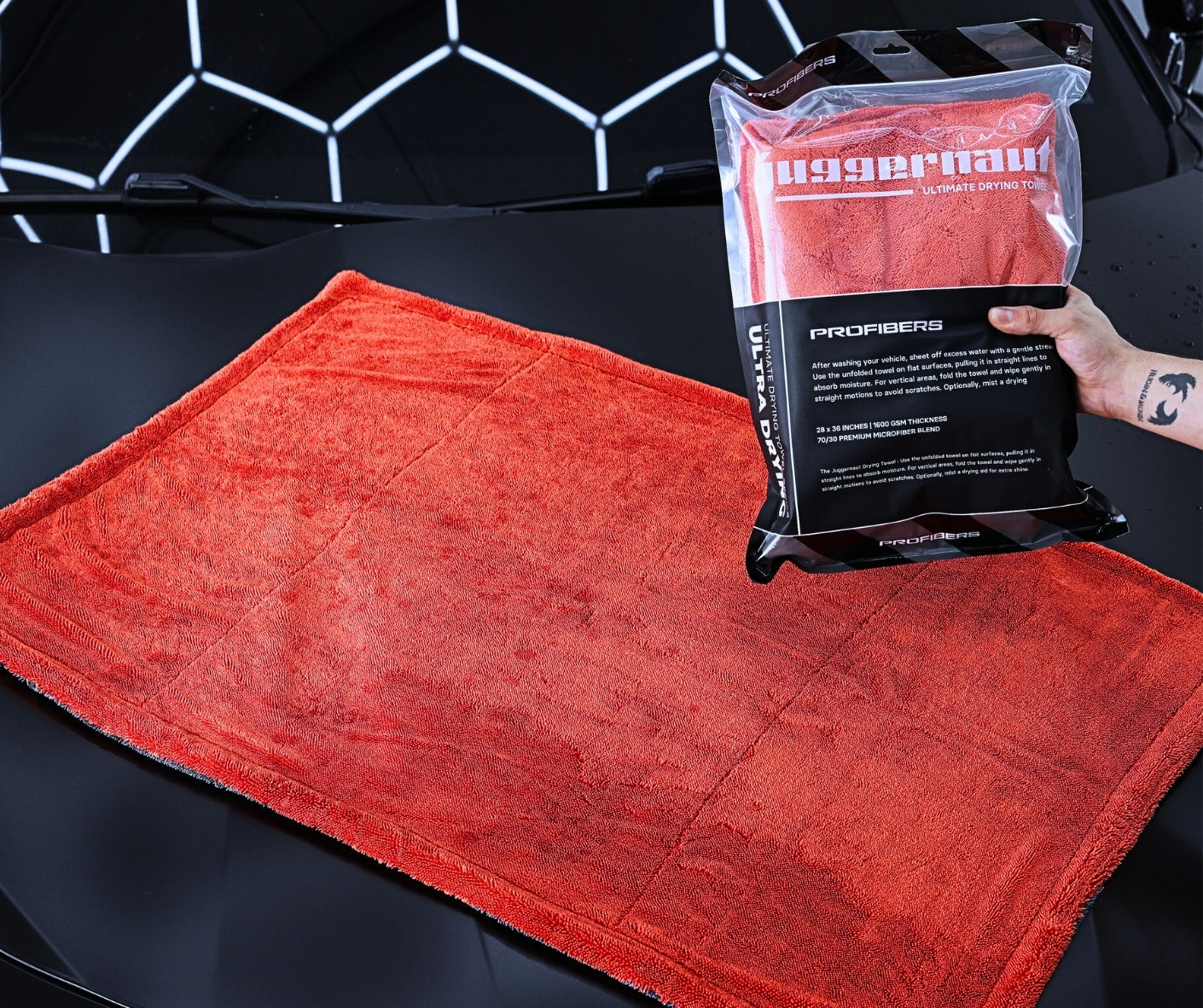 Juggernaut Drying Towel™ Double Twisted Loop 1600 GSM 38x24