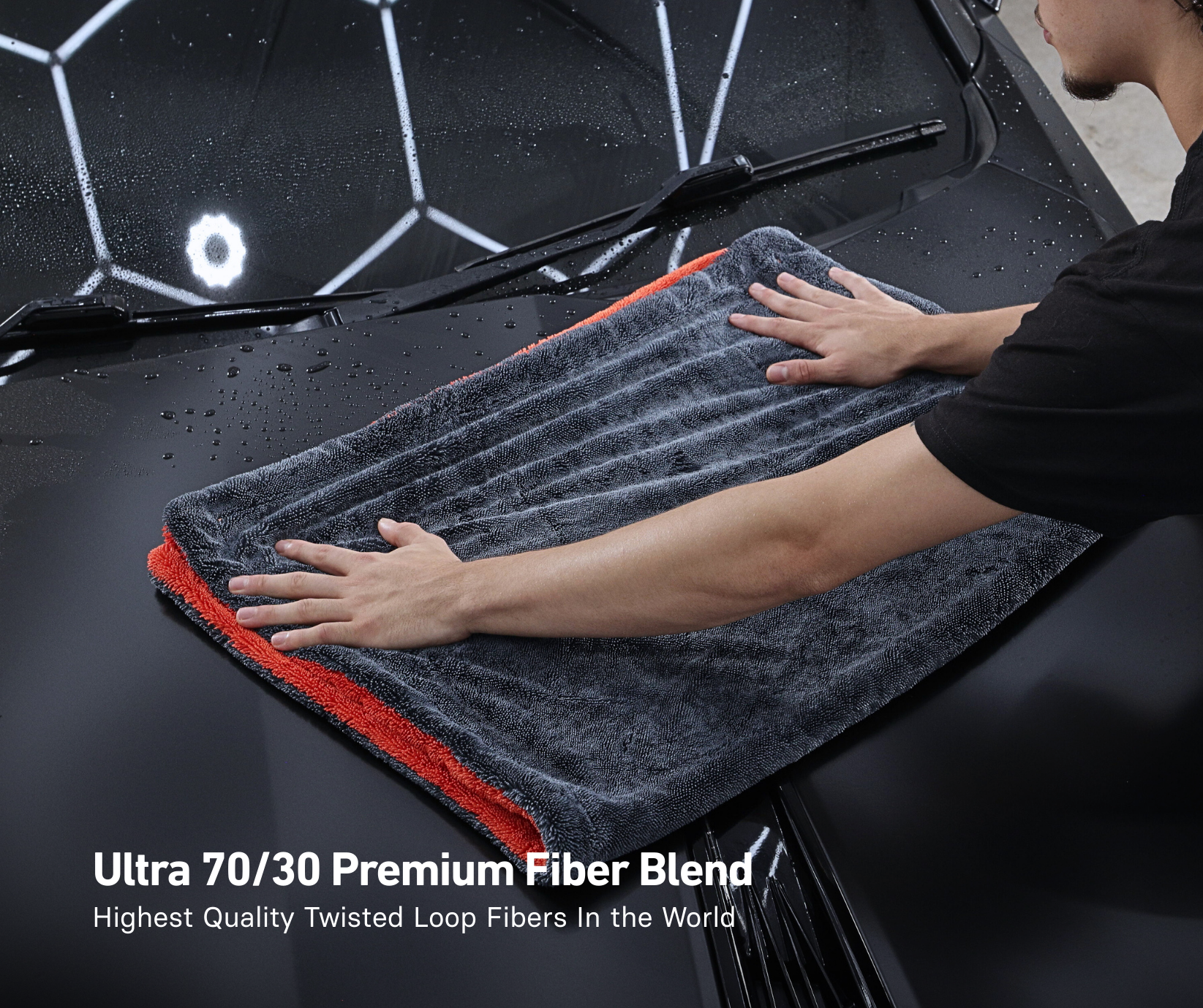 Juggernaut Drying Towel | Twisted Loop 38x24 1600 GSM 70/30