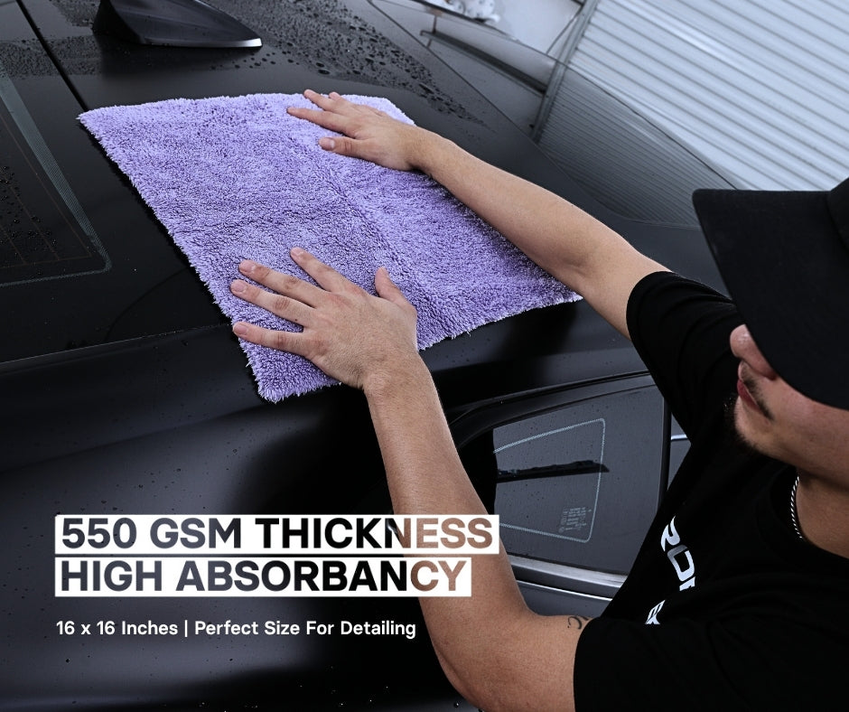 KoreanPro 550 | Bulk Plush Microfiber Edgeless 16x16 550 GSM