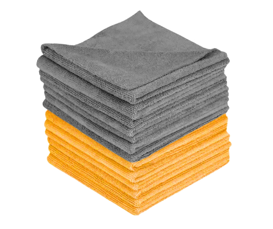 HANDYMAN | Bulk Microfiber 16 x 16 Edgeless 350 GSM Utility Towels