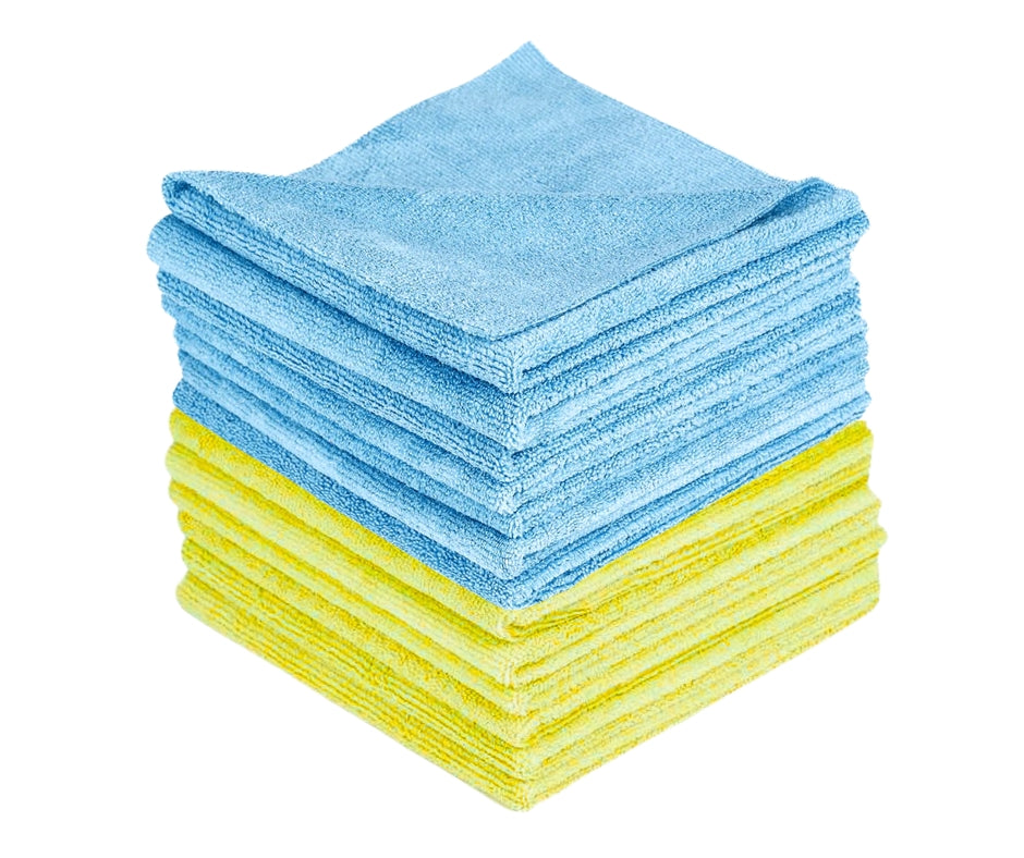 HANDYMAN | Bulk Microfiber 16 x 16 Edgeless 350 GSM Utility Towels